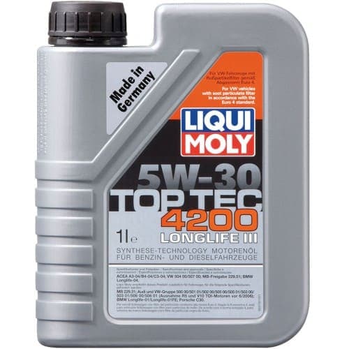 LIQUI MOLY Синтетическое моторное масло Top Tec 4200 5W-30 1Л