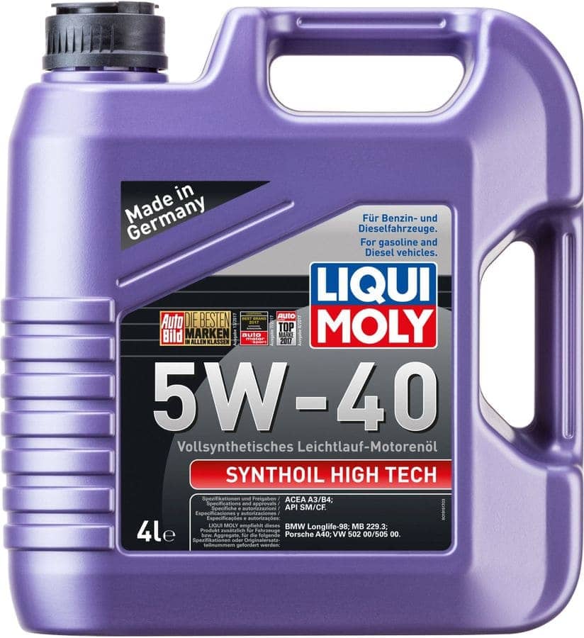 LIQUI MOLY Синтетическое моторное масло Synthoil High Tech 5W-40 4Л.